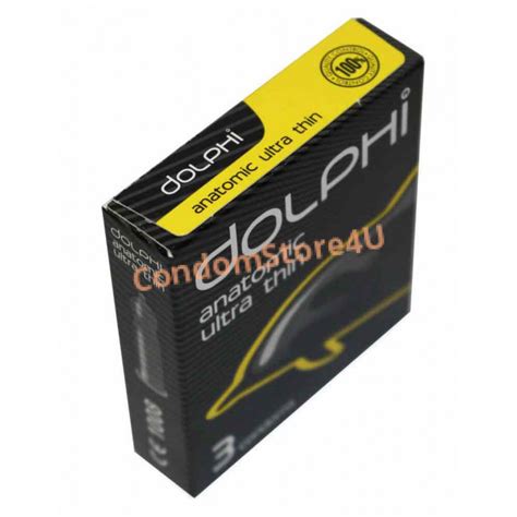 Buy Condoms Dolphi Anatomic Ultra Thin 3pc Worldwide Shipping Best Price