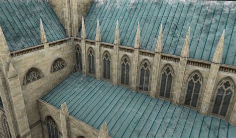 3d Model Doncaster Minster Church Vr Ar Low Poly Cgtrader