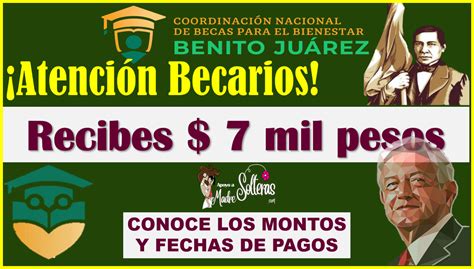 Becas Benito Juárez Becarios Que Reciben 7 Mil Pesos Aquí Te Informamos 🥇 【 Abril 2024】