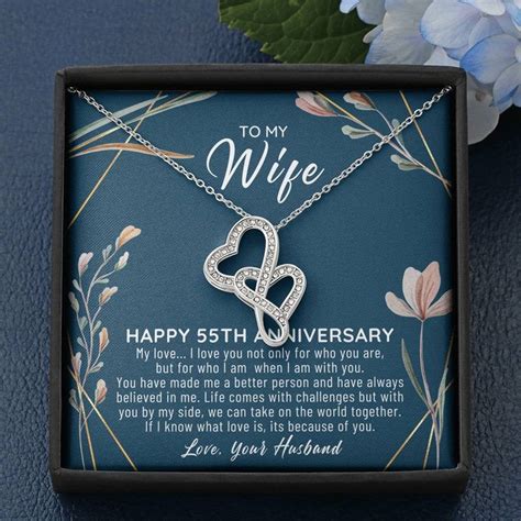 55th Wedding Anniversary T For Wife 55th Anniversary Etsy