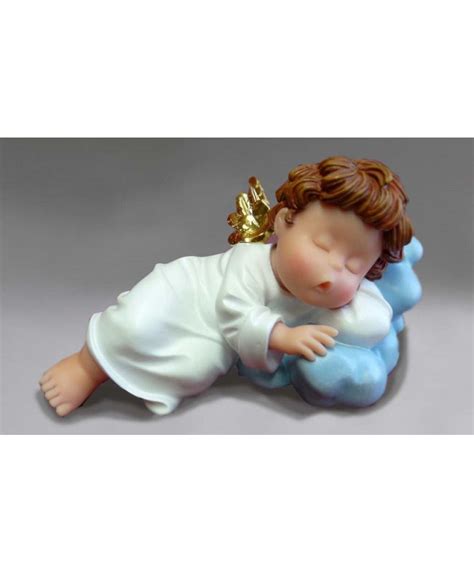 Nadal Porcelain Sleepy Angel Figurine Angel Figurine Sleeping Angel Figurine