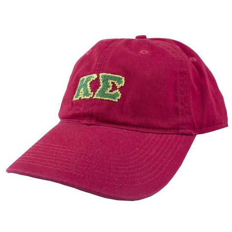 Smathers And Branson Kappa Sigma Needlepoint Hat In Red