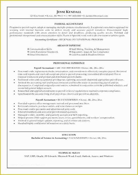 Combination Resume Template Word