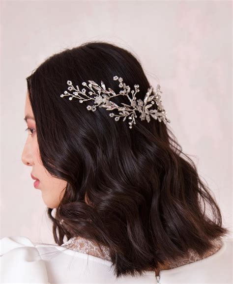 Crystal Beaded Bridal Hair Vine Shop Hair Vines Elibre