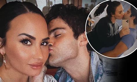 Demi Lovatos New Fiancé Max Ehrich Shares Smitten Snaps To Mark Singer