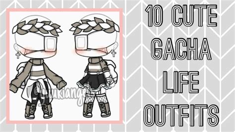 10 Cute Gacha Life Outfits Youtube