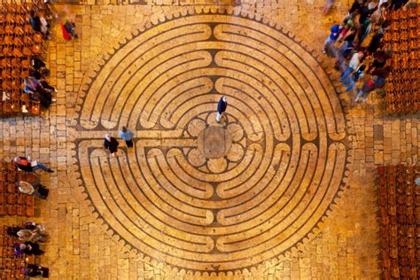 Labyrinth Von Chartres Zeit