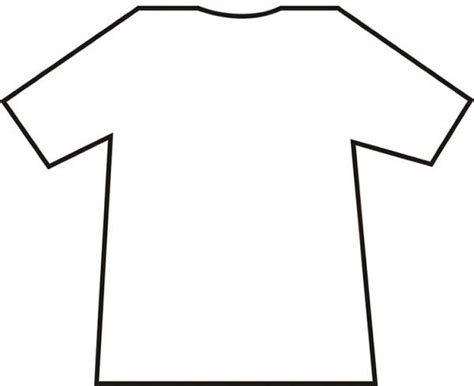 T Shirt Template Plain