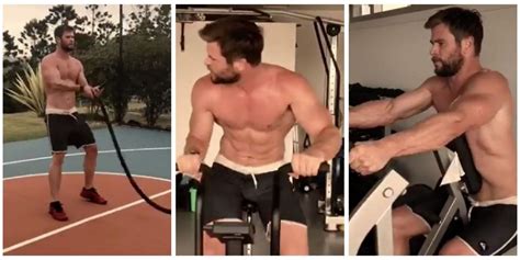 Chris Hemsworths Thor Workout Plan Chris Hemsworth Exercise Routine