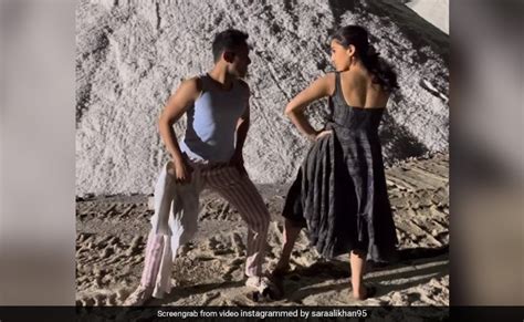 Viral Sara Ali Khan Is Dancing Samudra May Nahake Instant Action Web Movis