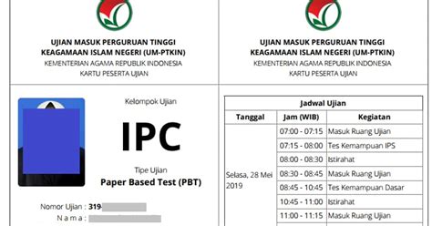 Umptkin merupakan pola seleksi yang dilaksanakan secara nasional oleh seluruh universitas islam negeri (uin), institut agama islam negeri (iain), dan sekolah tinggi agama islam negeri (stain). Tanya Jawab UMPTKIN 2020, Wajib Baca Buat Yang Masih ...