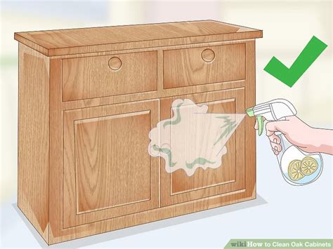 1 gallon of very hot water. How to Clean Oak Cabinets (with Pictures) - wikiHow