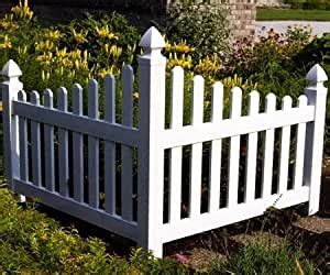 Yes, it is a decorative style of fencing, but you can put one to many uses. Amazon.com : Dura-Trel Corner Picket Fence : Outdoor Decorative Fences : Garden & Outdoor