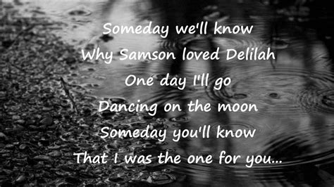 One day, huang yu xuan receives a walkman and a music cassette from an unknown person. New Radicals - Someday we'll know (mit Lyrics) - YouTube