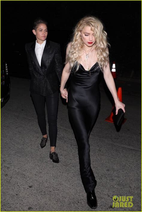 Amber Heard And New Girlfriend Bianca Butti Hold Hands At Pre Oscar Party