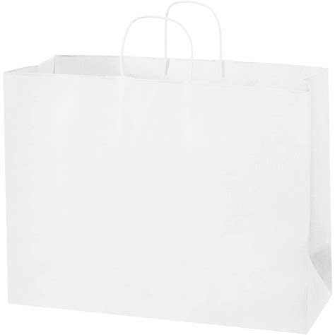 Boxes Fast Bfbgs108w Paper Shopping Bags 16 X 6 X 12