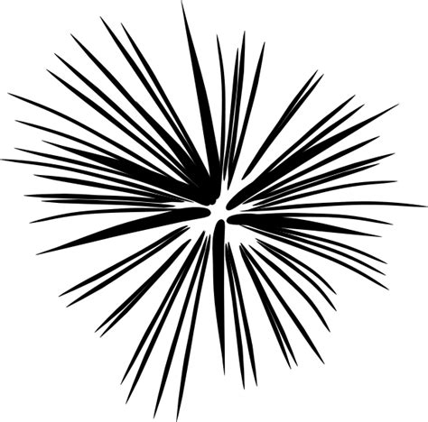 Black And White Fireworks Clip Art At Vector Clip Art