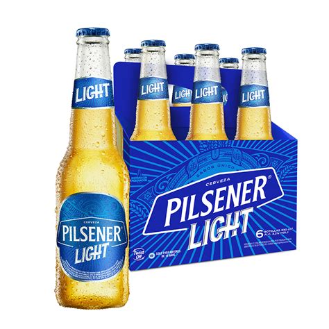 Pack 6 Und Cerveza Pilsener Light Botella 330ml 901180