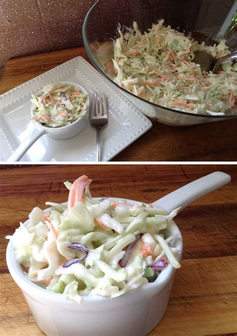 Easy Creamy Coleslaw Savvy In The Kitchen