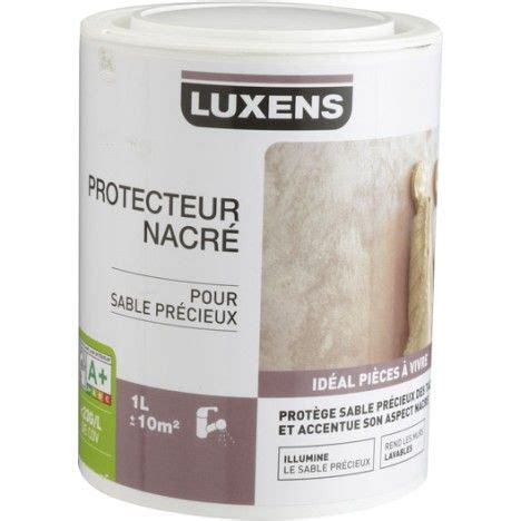 Peinture luxens 28 nuancier peinture luxens chambredhotesvendee, peinture luxens exterieur gris anthracite pajero blog, nuancier peinture facade davaus = couleur peinture luxens avec des idées. Protecteur, Sable précieux LUXENS, nacré, 1 l | Nacre ...