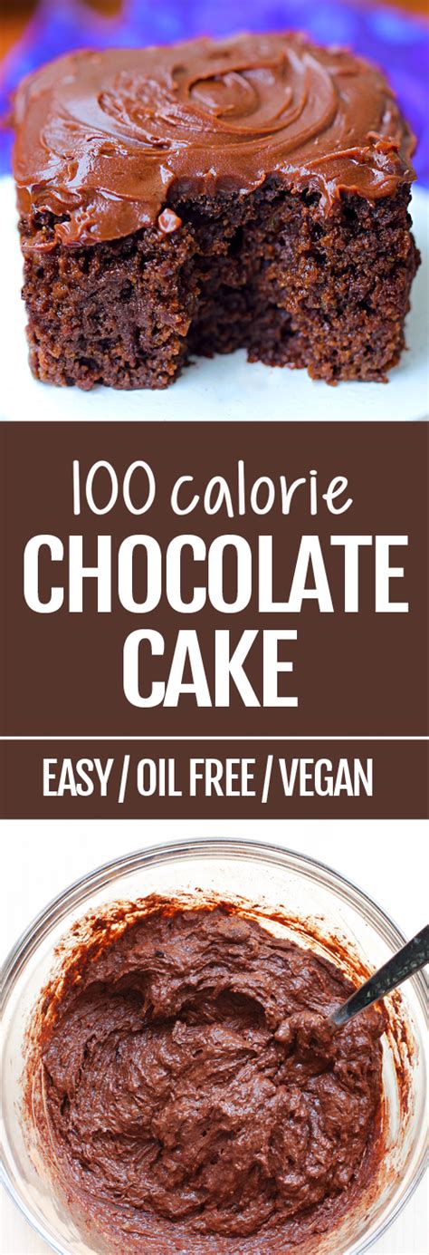 Many people are skeptical about this dieting fad that has been getting more popular these days. 100 Calorie Chocolate Cake - with NO oil!