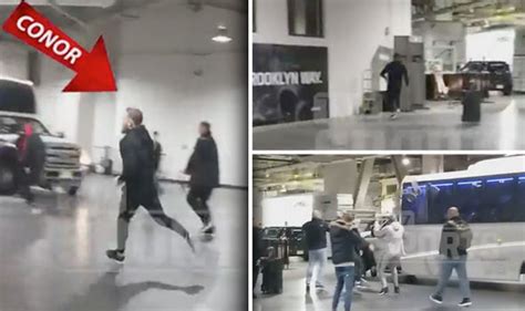 Conor McGregor Sparks Chaos After UFC 223 Media Day As Crew Throw