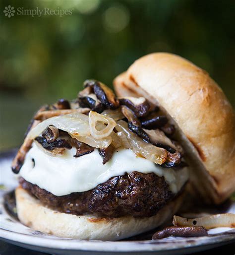 Grilled Beef And Mushroom Burger Recipe