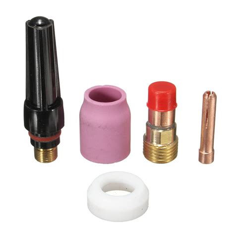 Set Pcs Tig Welding Torch Accessories Stubby Gas Lens Kit Tig