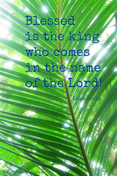 Bible Verses About Palm Sunday