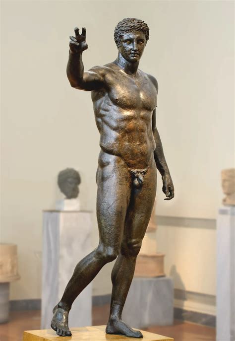 Famous Reproduction Sculpture Metal Craft Brass Life Size Man Bronze