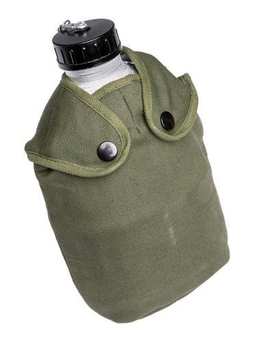 French M47 Canteen With Cup And Pouch Surplus New