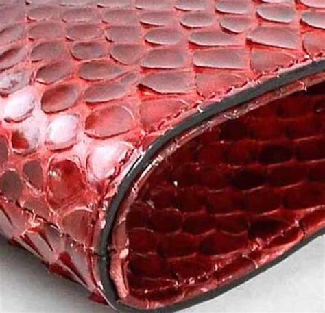 Gucci Red Snakeskin Exotic Leather Envelope Evening Flap