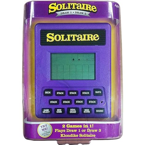 Wholesale Online Trademark Global Electronic Handheld Solitaire Game 10