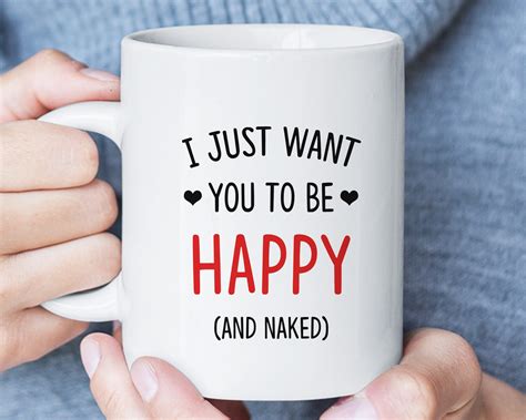 naughty valentines t for him or her valentines day mug etsy