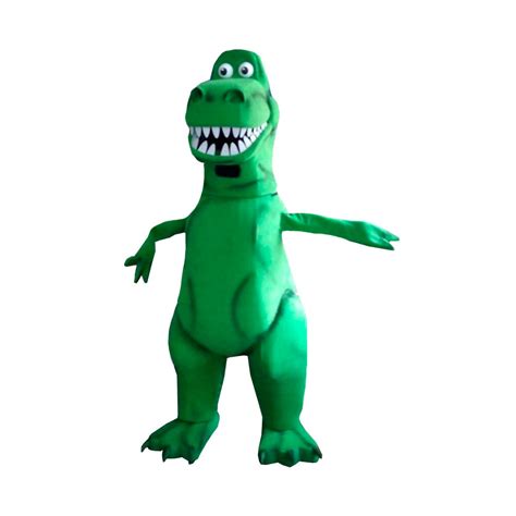 Rex Green Dinosaur 2 Quality Mascots Costumes