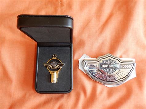 Harley Davidson 100th Anniversary Gold Key Ebay