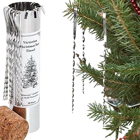 Victorian Christmas Tree Tinsel Handmade Tin Icicles Ornaments In Canada Amazon Ca Home