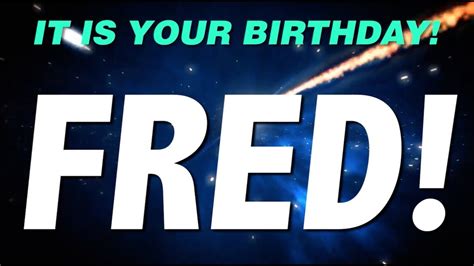 Happy Birthday Fred  Images