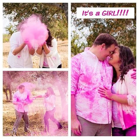 Pink Powder For Gender Reveal Chalk Powder Gender Reveal Celebrations