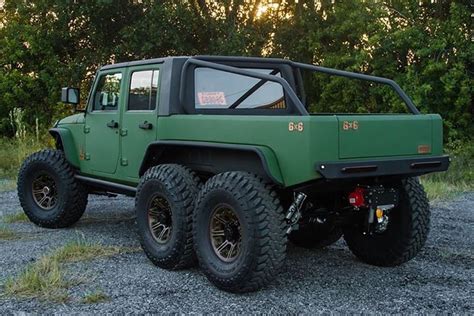 Six Wheeled Fever Jeep Wrangler Jk 6x6 By Bruiser Conversions