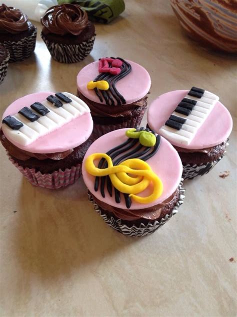 Music Theme Cupcake Toppers Themed Cupcakes Desserts Cupcake Toppers