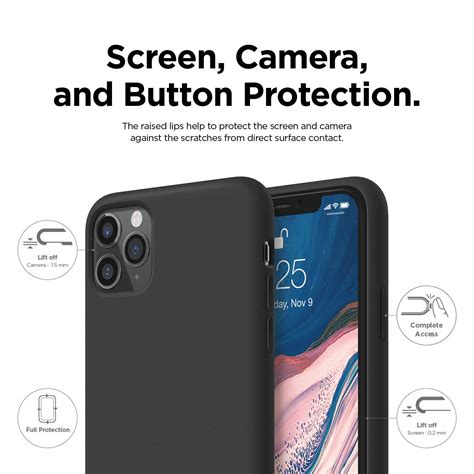 Silicone Case For Iphone 11 Pro Black Elago Slg Design