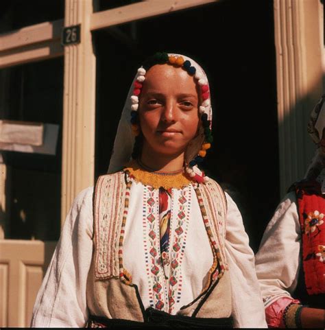 Macedonia Greece Folk Costume Costumes Balkan Peninsula Traditional