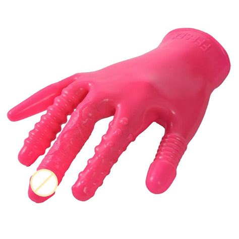 pvc vibrating finger clit vibe waterproof couple g spot massager sex dildo glove ebay
