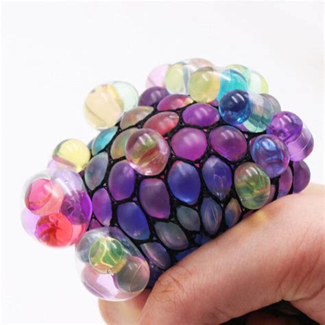 6cm Colorful Grape Ball Toys Anti Stress Face Reliever Grape Ball