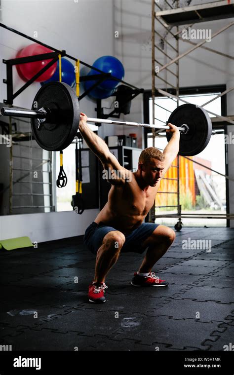 Gym Biceps Man Bodybuilder Barbells Hi Res Stock Photography And Images