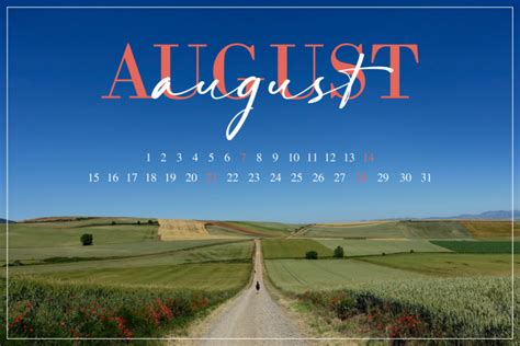 40 Free Printable August Calendars 2022