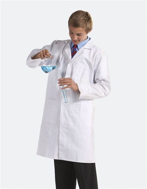 School Lab Coat Dandt Science Lab Coat White Navy Lab Coat County