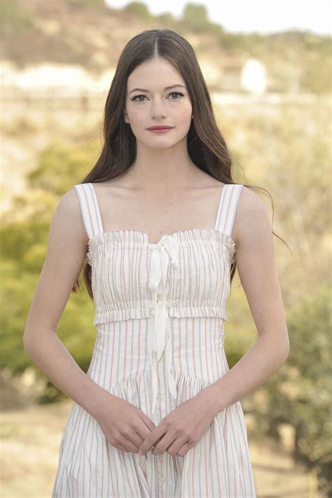 MACKENZIE FOY at Black Beauty Press Interview in Topanga ...