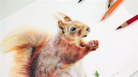 Buddha is the founder of buddhism and he was born in nepal. How to Draw a Squirrel with Colored Pencils | Step by Step ...